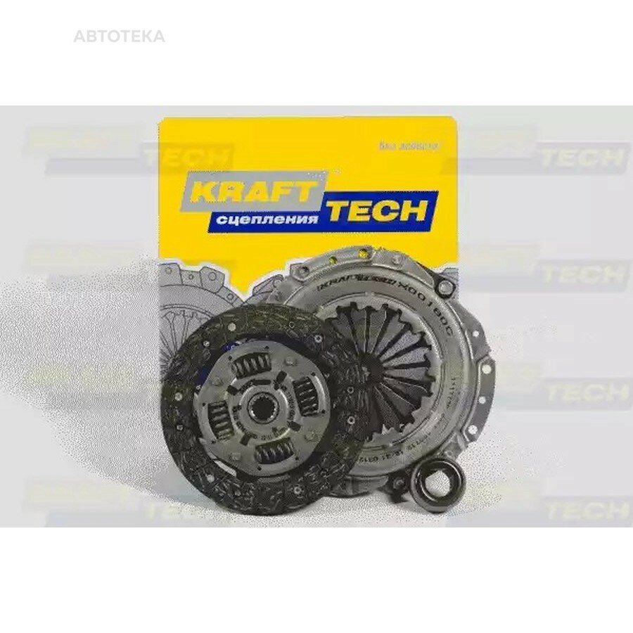 Сцепление компл. PEUGEOT 207/307 00- 1.4 KRAFTTECH W04180D
