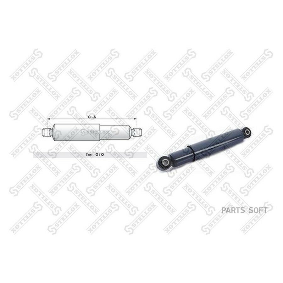 STELLOX 8704901SX 87-04901-SX амортизатор подвески !-273-383 O/O 16x58 16x58 \Schmitz Cargo.