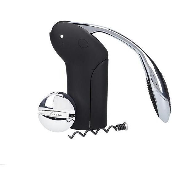 Штопор Kitchen Craft Kitchen Craft Штопор вертикальный с ножом для фольги и запасной спиралью Rabbit
