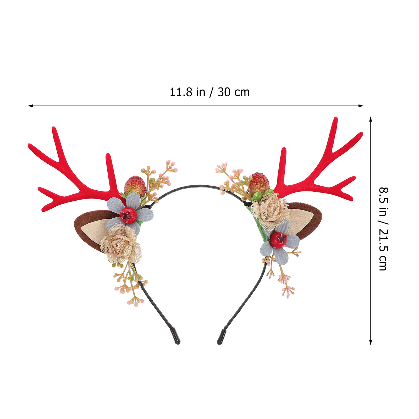 Lovely Deer Horn Headband For Kids And Adults Идеально Для Праздничных Вечеринок И Карнавалов 30X21.5X4Cm