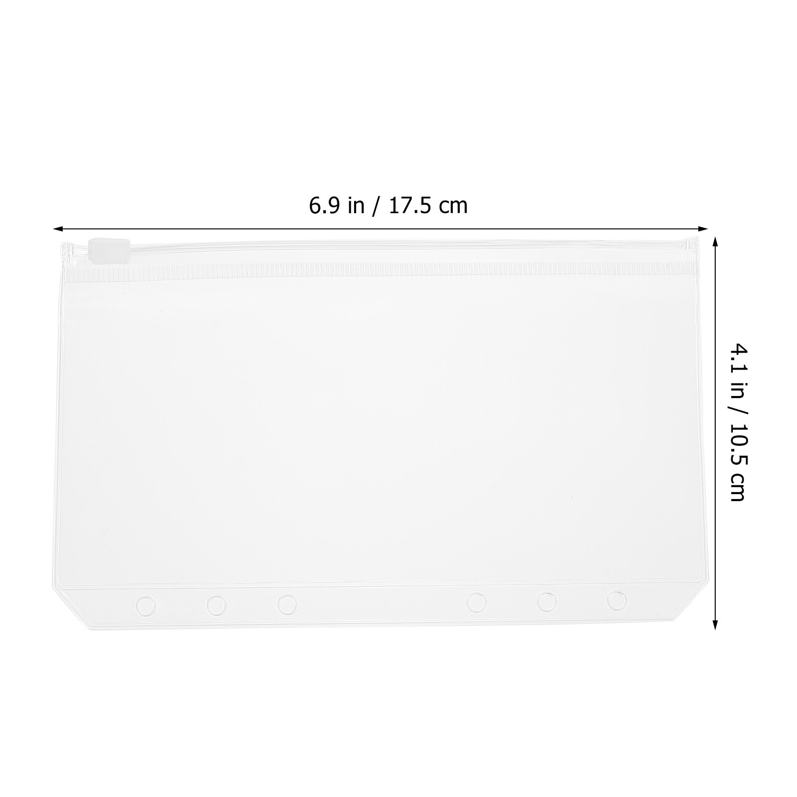 Прозрачные Конверты Для Биндеров A6 Размера 12 Штук 6 Отверстий 17 5X10 5Cm