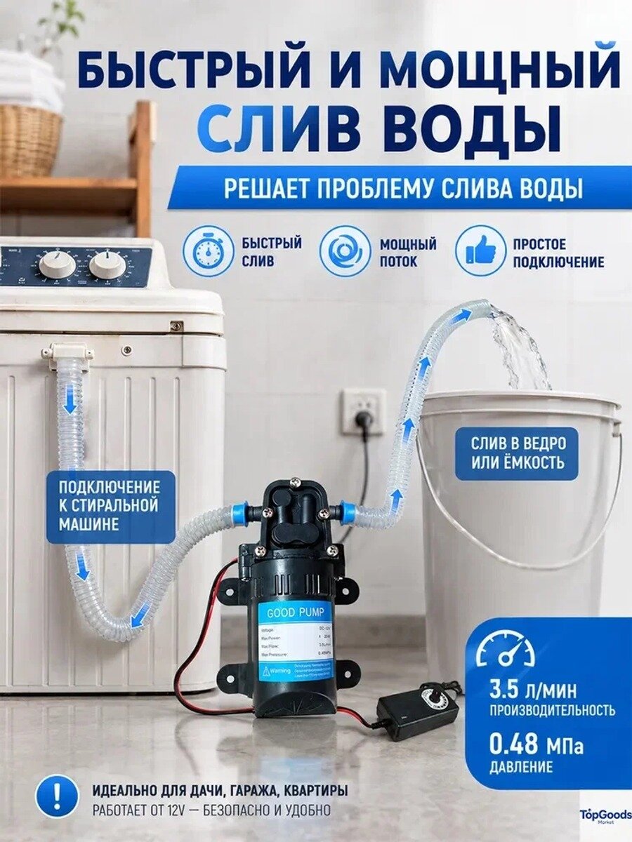 Садовый насос,220Вт,3.5л/мин