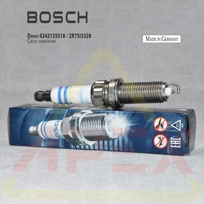 Bosch 0242135518 Свеча зажигания (EP6) Пежо 207 308 3008 5008; Ситроен C3 C4 иридий, 1 шт
