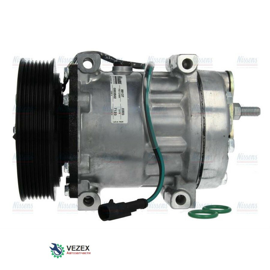 NISSENS 89137 компрессор кондиционера! 24V d136mm\ DAF XF105 05>