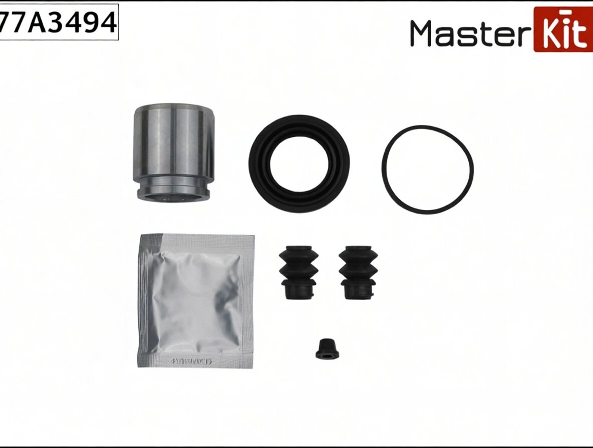 Ремкомплект суппорта + поршень GREAT WALL HOVER MasterKit 77A3494 MasterKit арт. 77A3494
