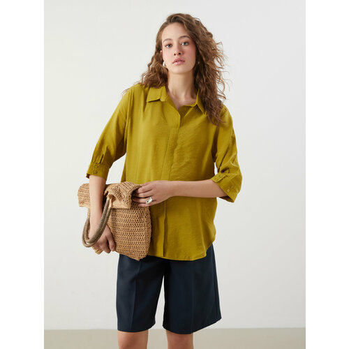 фото Блуза lc waikiki, размер 40, olive green