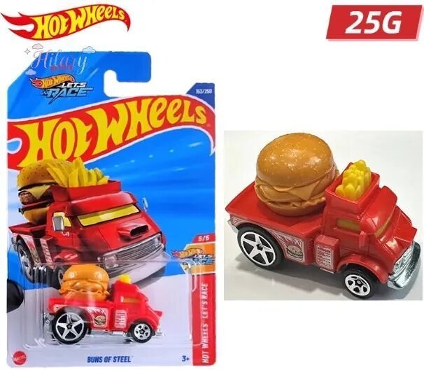 Know EasyxМашинка Hot Wheels/Тележка для бургеров /Хот Вилс стандартная классическая модель