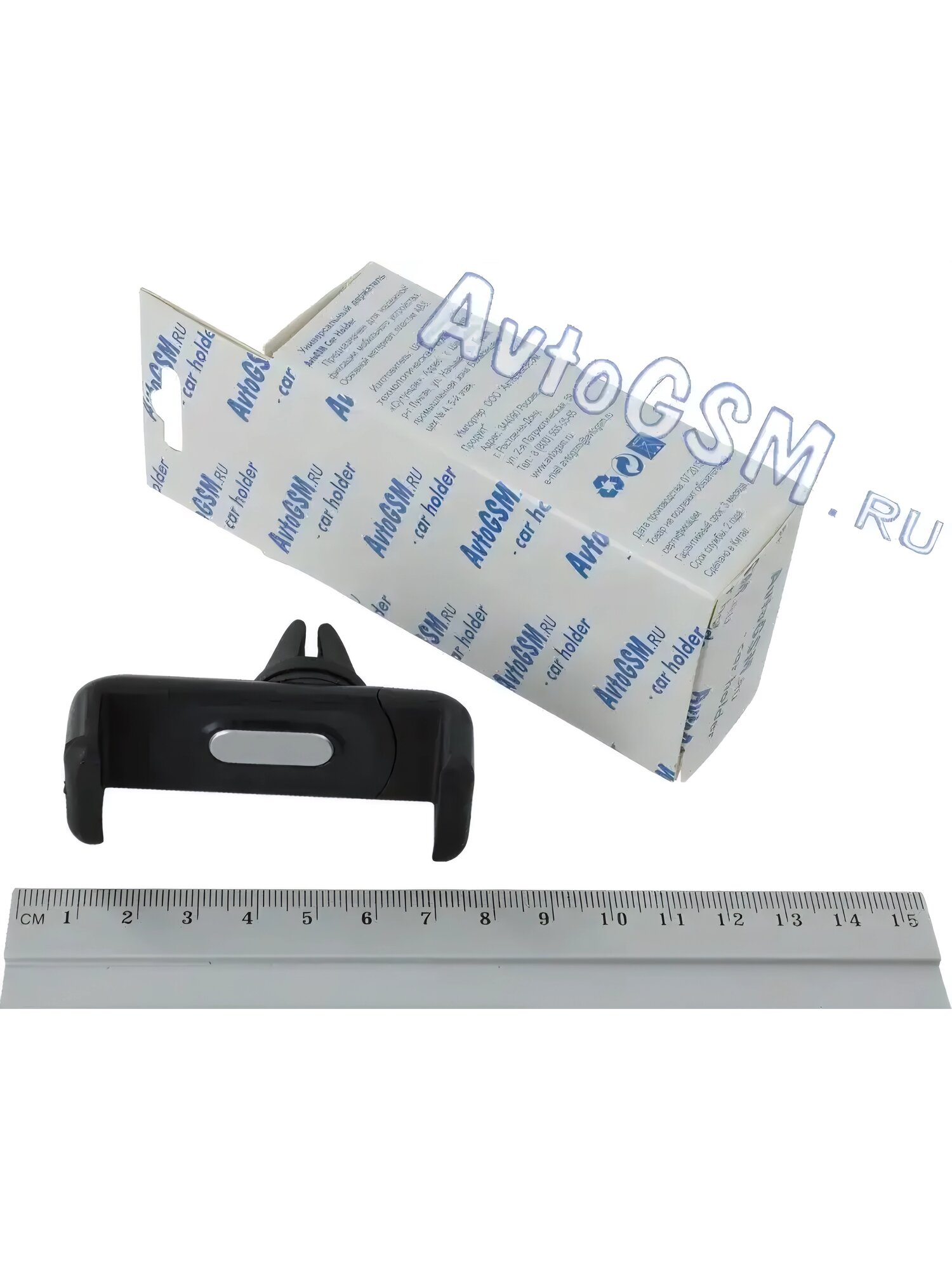 Автомобильный держатель AvtoGSM Car Holder 02 - для смартфонов шириной от 6 до 8 см, установка в решетку вентиляции, прочная фиксация, вертикальная или горизонтальная ориентация смартфона (акция! Распродажа)