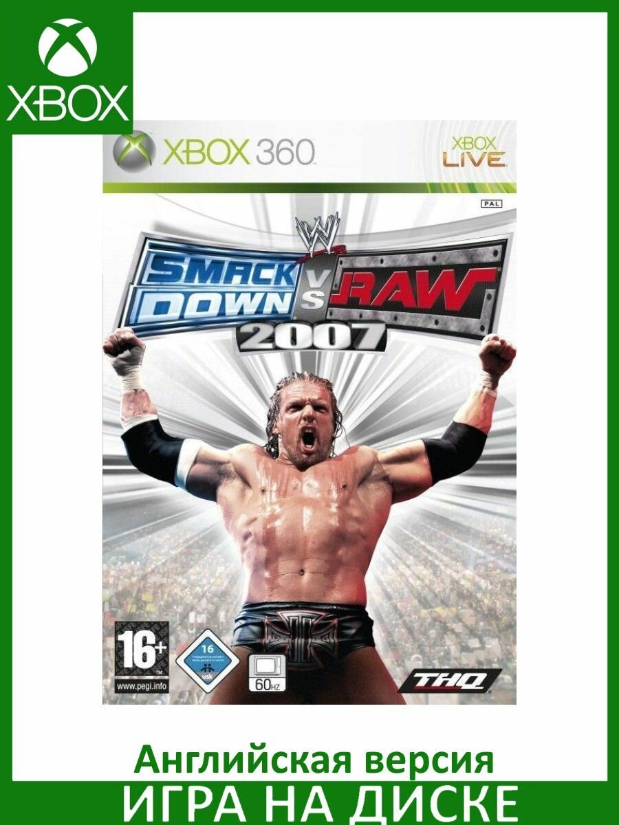 Игра WWE SmackDown vs Raw 2007 Xbox 360 Диск Английская версия