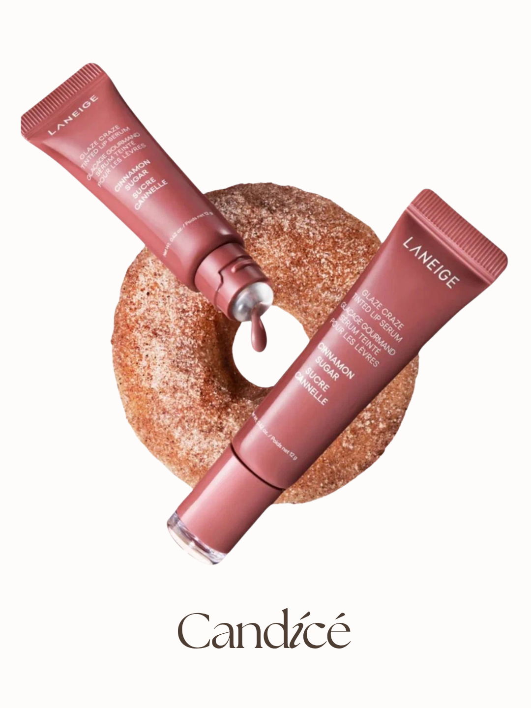 Блеск для губ LANEIGE GLAZE CRAZE TINTED POLYPEPTIDE LIP SERUM оттенок CINNAMON SUGAR,12 гр.
