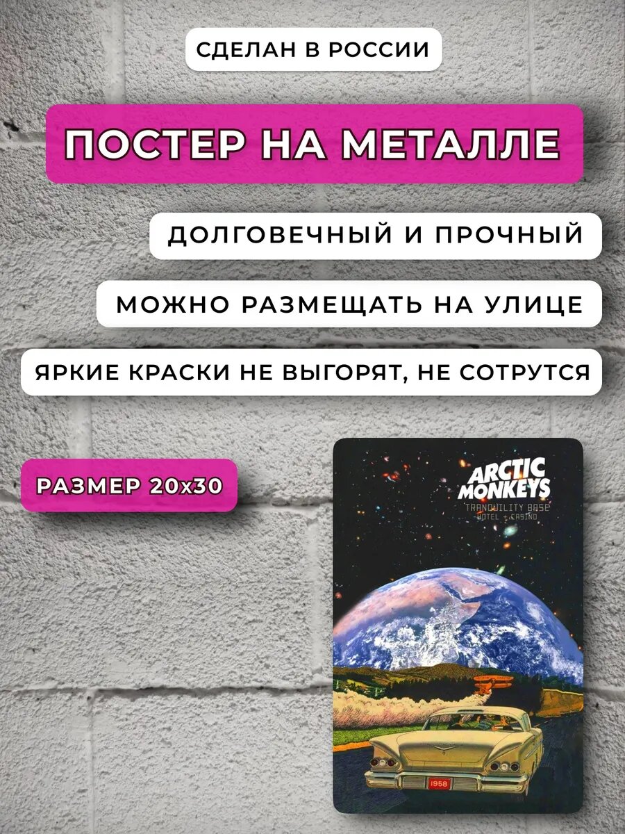 Arctic Monkeys постер — фото 1