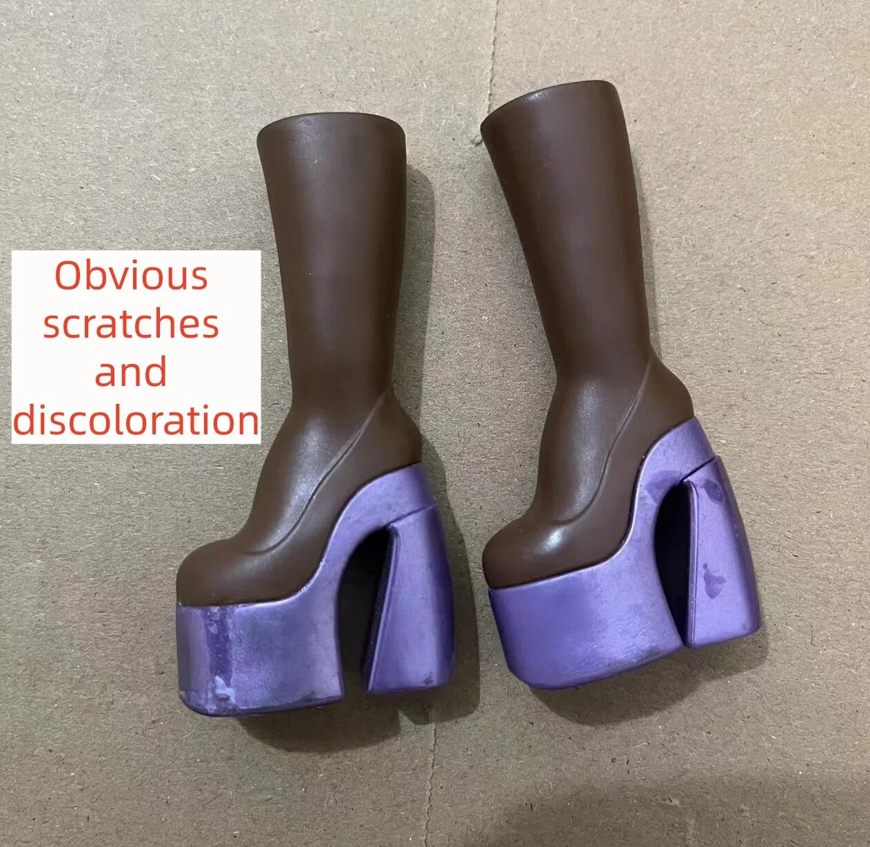 Bratz Куклы Аксессуары Обувь Фиолетовый C-With Scratch Stain