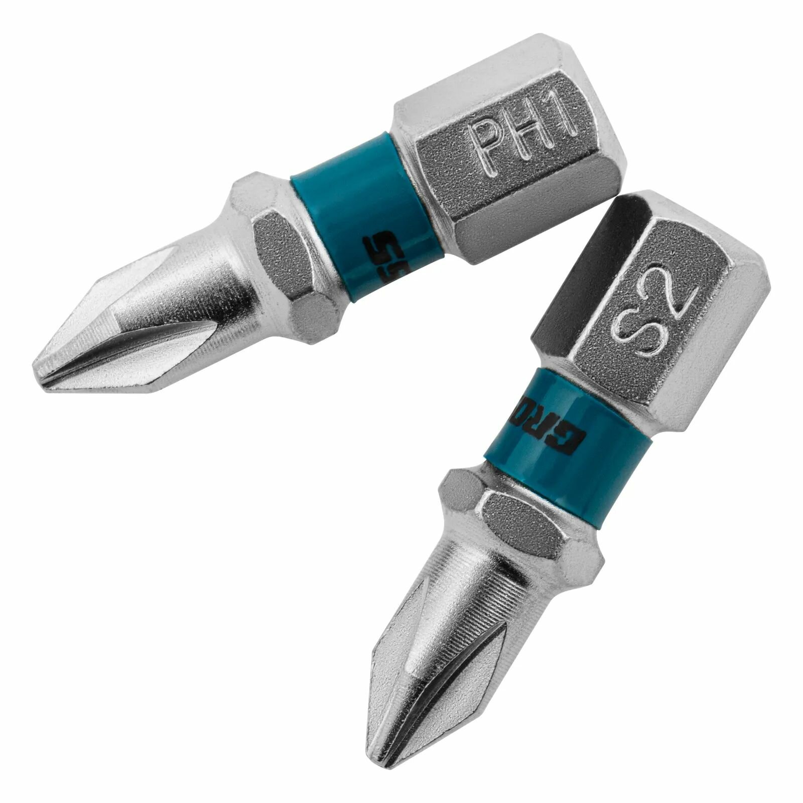 Бита для шуруповерта РН1 х 25, сталь S2, 2 шт. Gross — фото 1