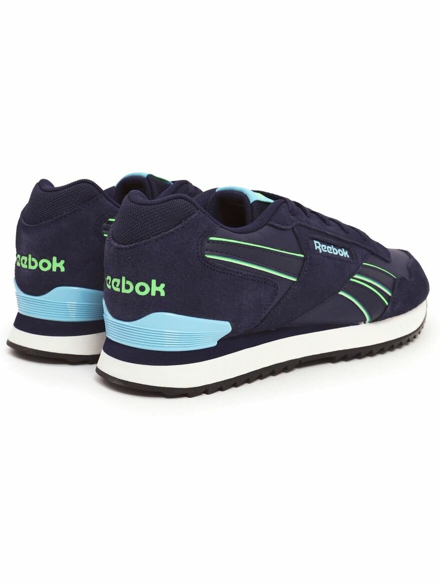 Кроссовки Reebok Glide Ripple Clip, полнота F, размер 10,5 US, голубой, синий, зеленый — фото 1