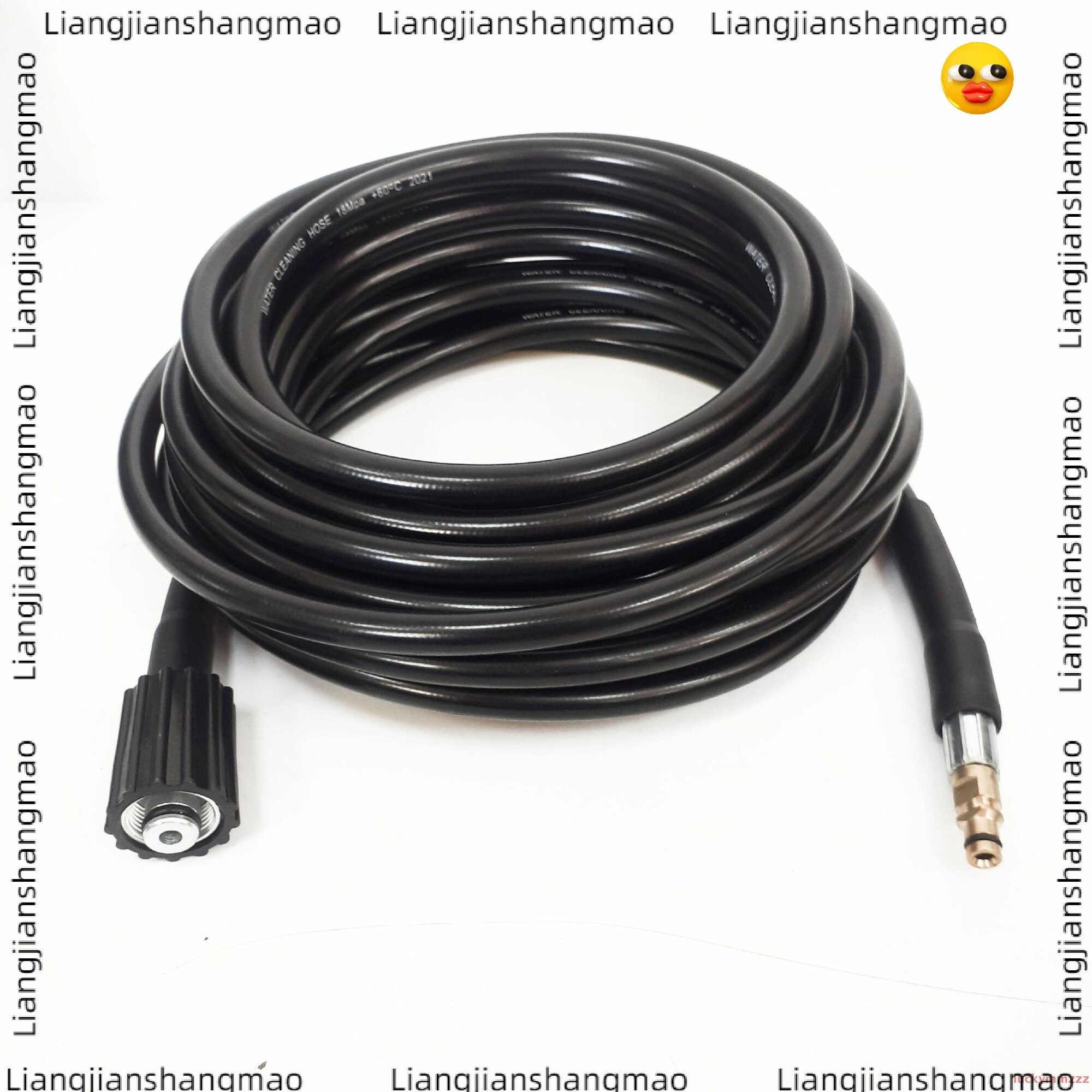 Эксклюзивный 10метровый шланг нового образца с гайкойштутцером ПВХ для моек Karcher серий K2K7