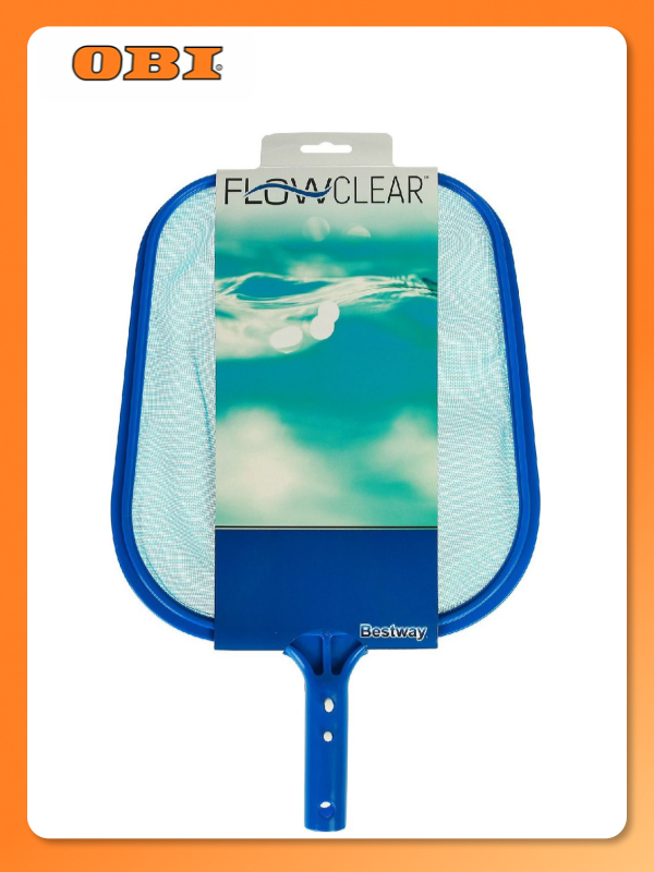 Сачок Bestway 478322, для чистки бассейна, полиэтилен, пластик, синий, 32x30,5 см