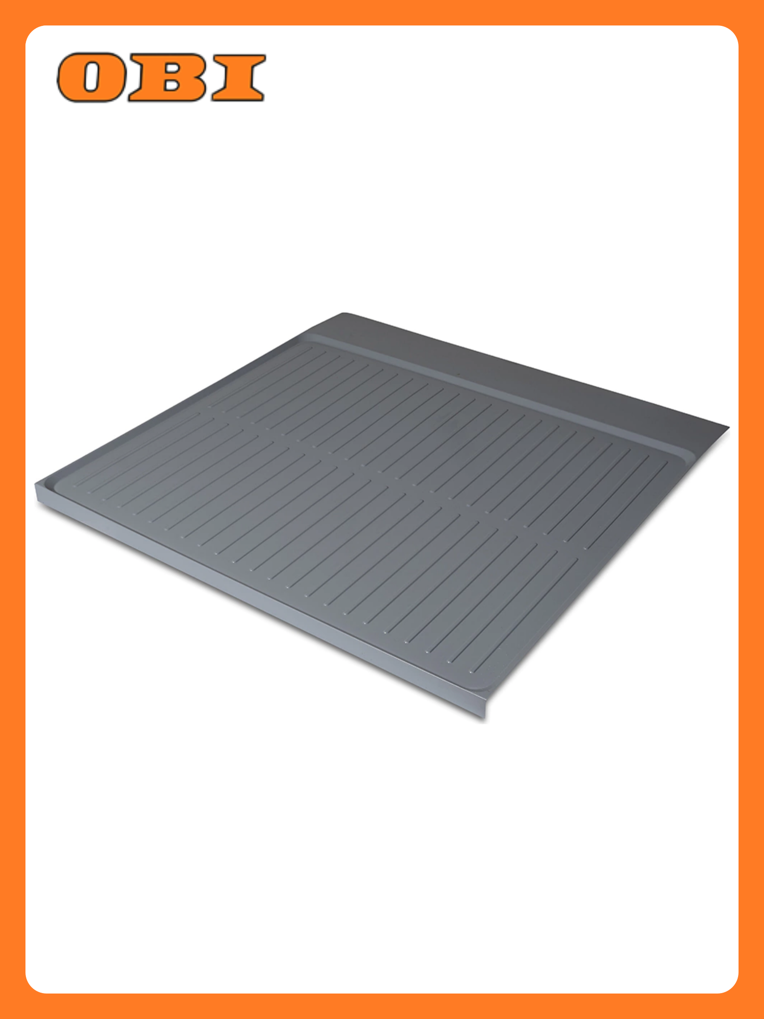 Поддон гигиенический под мойку JET в нижнюю базу 600 мм. Пластик цвет серый