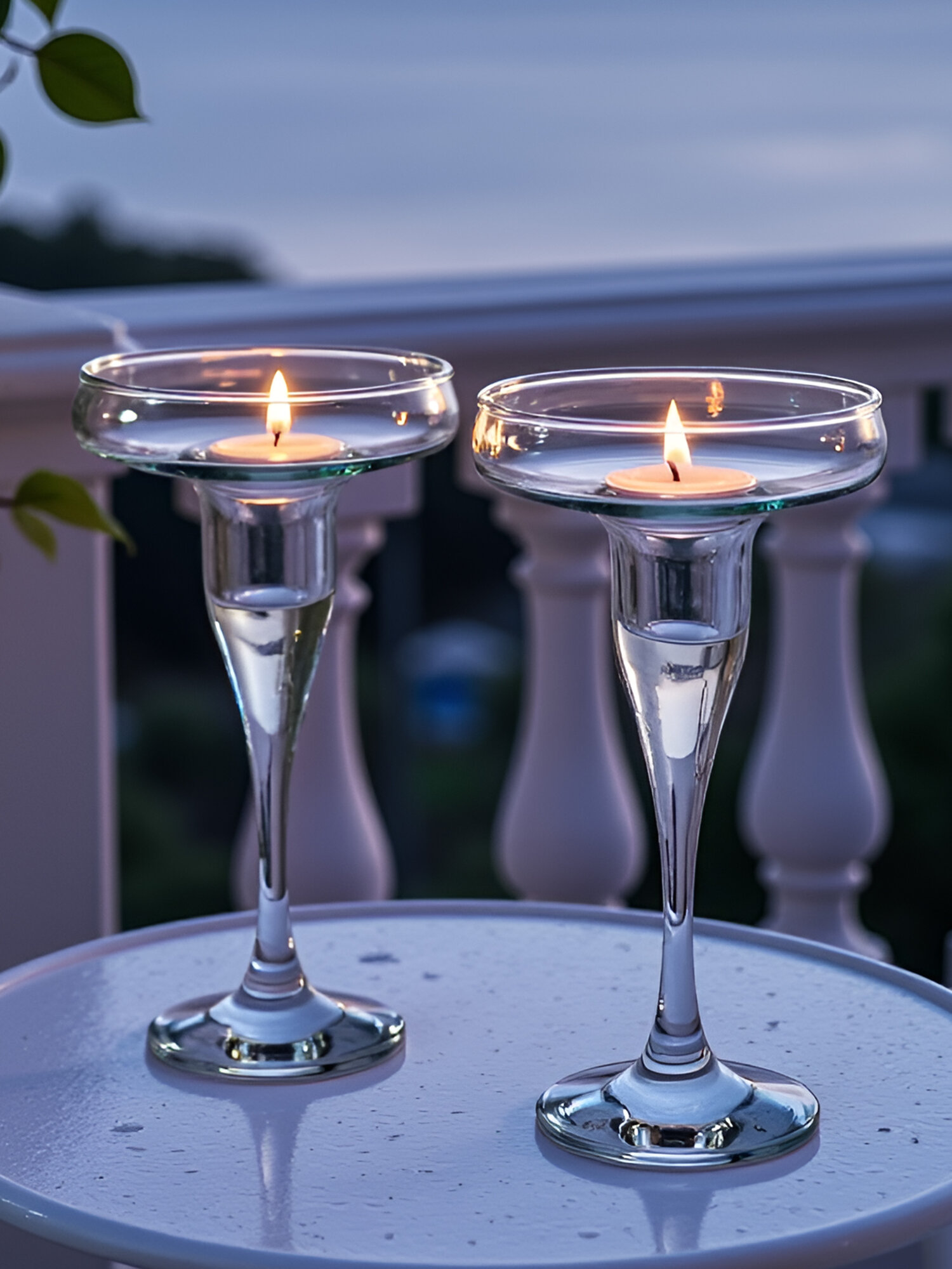 Подсвечники для свечей, стеклянные, прозрачные, набор 2 шт, Pasabahce — фото 1