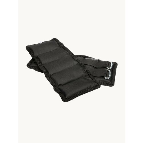 Утяжелители для рук и ног 5 кг, 2 шт, чёрные, набор утяжелителей для фитнеса, йоги, спорта ONHILLSPORT