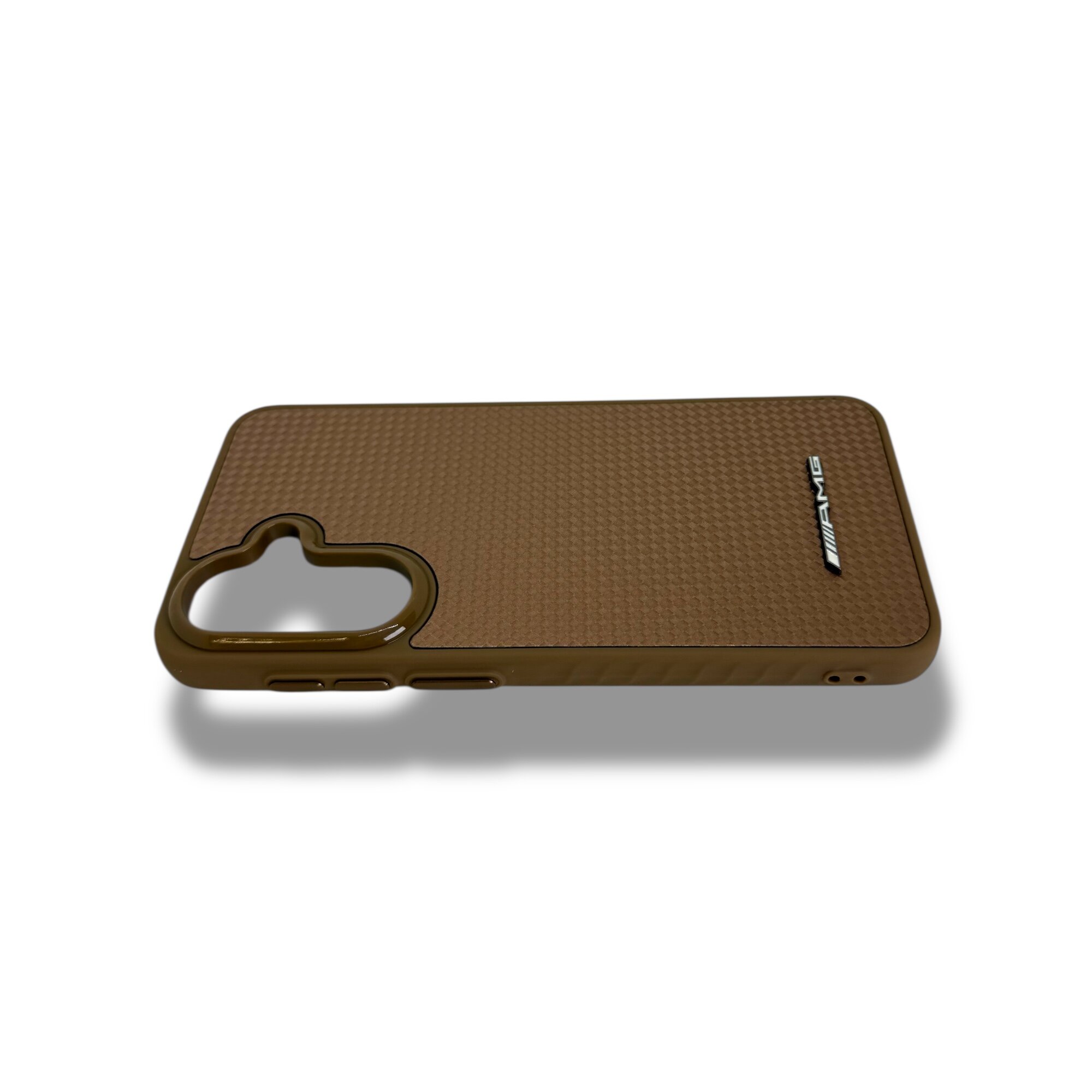 Чехол AMG для Redmi 9A, карбоновая текстура, премиум противоударный — фото 1