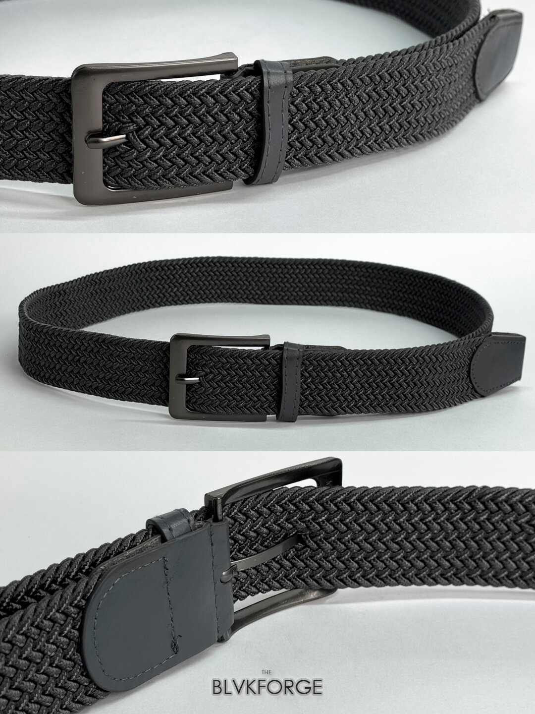 Ремень  для мужчин, размер 100, серый — фото 1