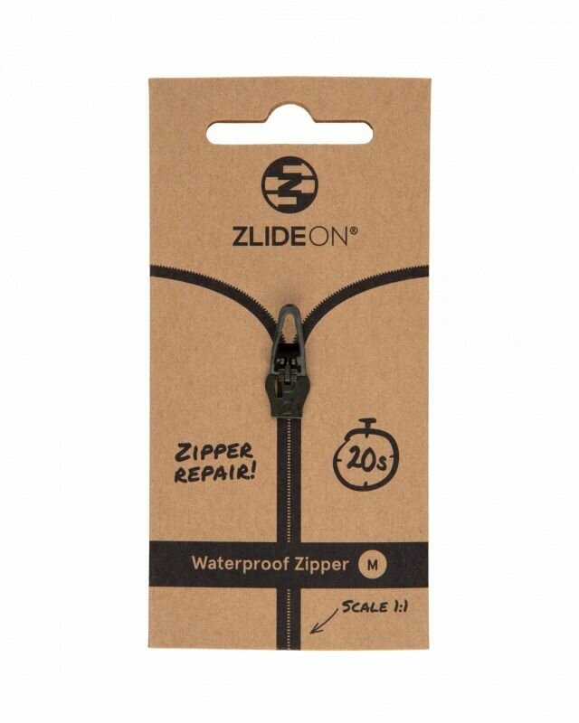 Бегунок для молнии ZlideOn Waterproof Zipper M 4C2-2 (Black)