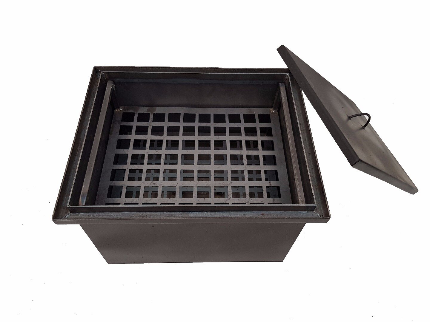 Коптильня с гидрозатвором 2х ур. с поддон. для жира — фото 1