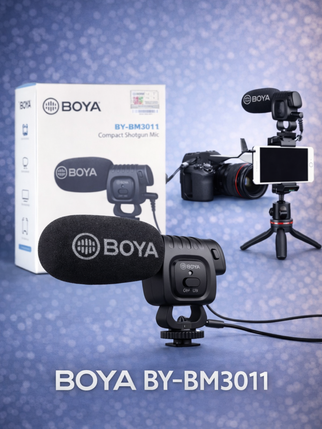 Микрофон BOYA BY-BM3011, конденсаторный, направленный, для записи звука