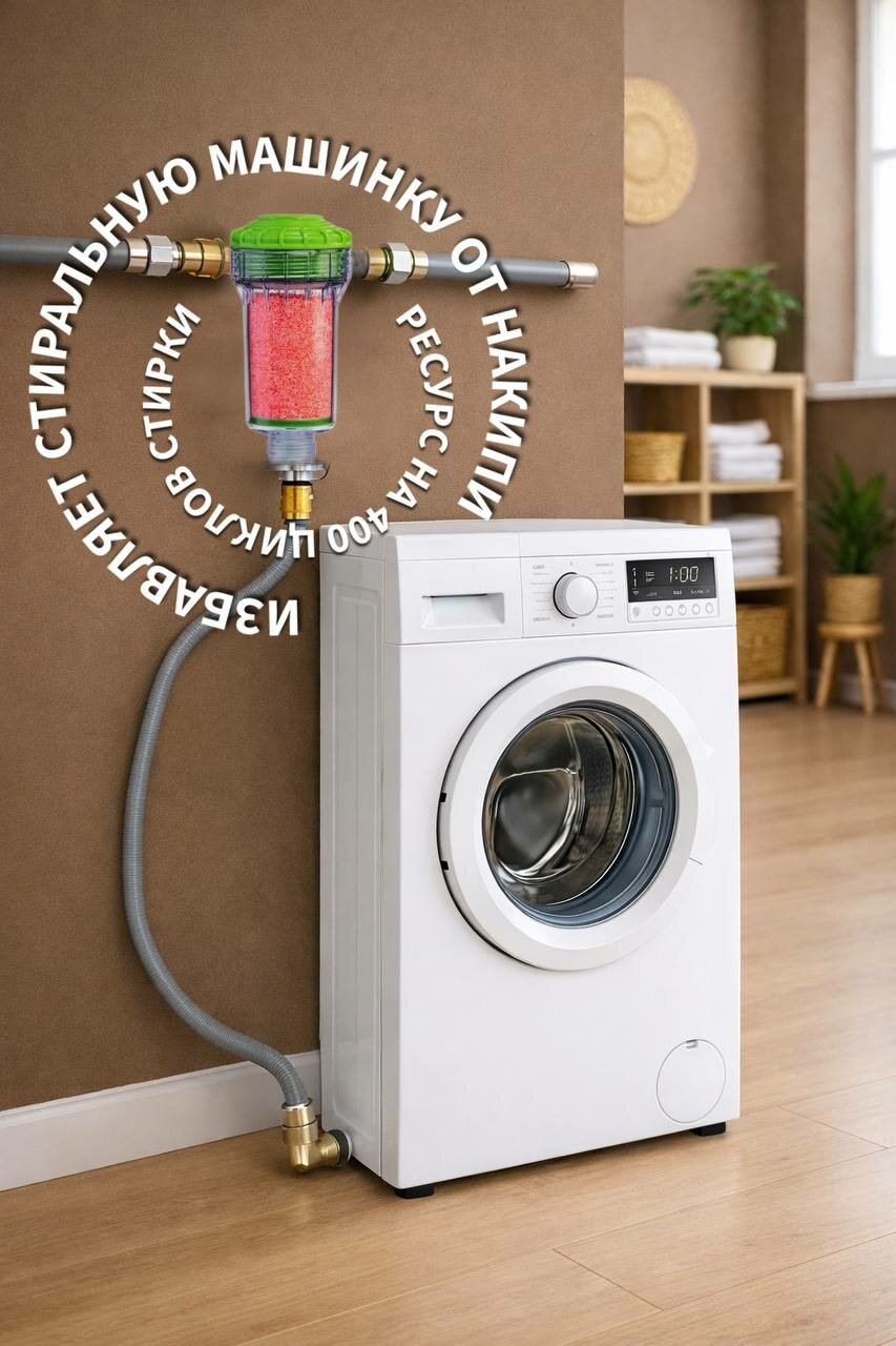 Фильтр от накипи, для стиральной и посудомоечной машины - Ecosoft FOSE100ECO