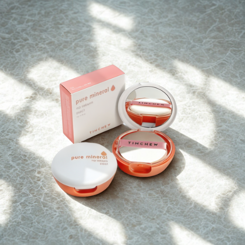 Минеральная пудра Tinchew Pure Mineral No Sebum Pact для комбинированной и жирной кожи 8 г