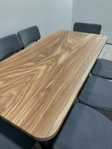 Изображение товара Стол кухонный обеденный прямоугольный дизайнерский лофт THETABLE•RU 120х80 8.13/2.1