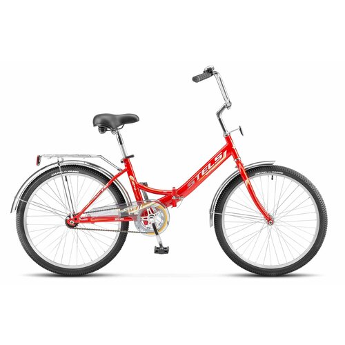 Складной велосипед Stels Pilot 710 C 24 Z010, год 2025, цвет Красный, ростовка 14