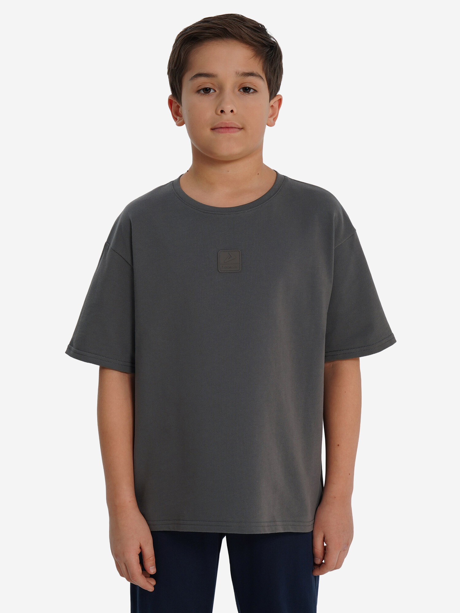 Футболка Demix, размер 164-170, темно-серый — фото 1