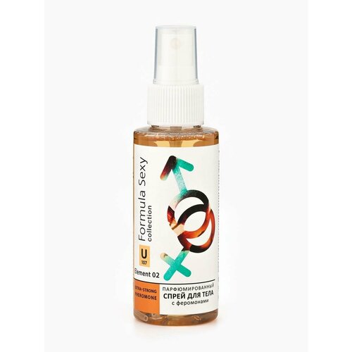 Мист парфюмированный спрей с феромонами для тела Formula Sexy Element 02 U107 100 мл 10952888 428₽
