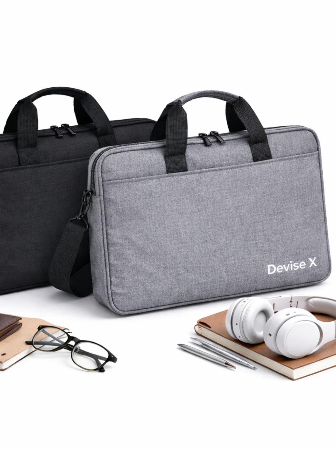 Сумка для макбука и ноутбука 14 дюймов, черная и серая расцветка