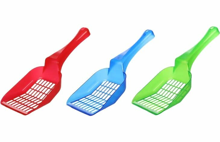 Flamingo OCKI совок с отверстиями для кошачьего туалета 26.6см (8306)