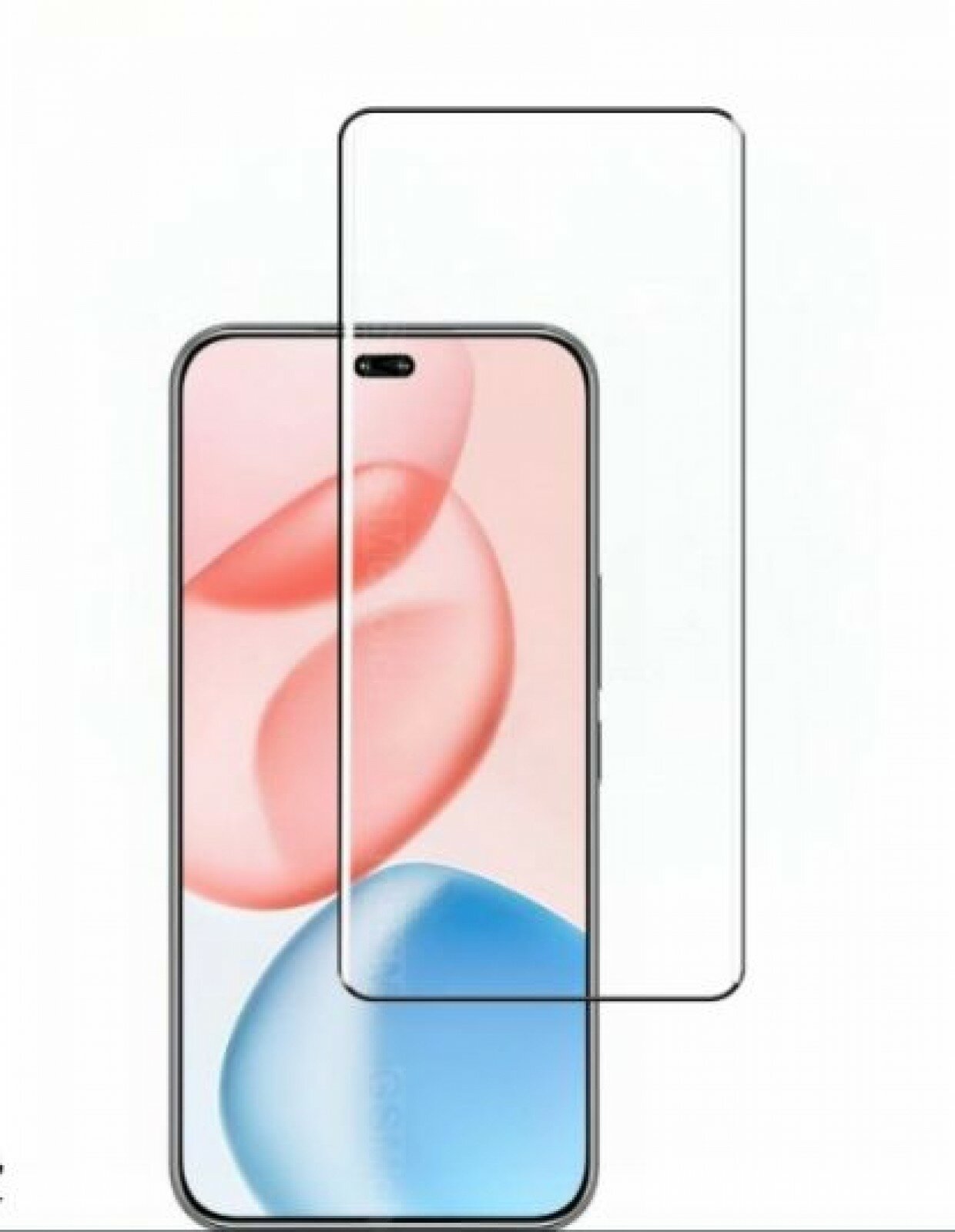 Закаленное 3D/5D защитное стекло MyPads 5D Forti Glass для Honor 400 Pro с олеофобным покрытием
