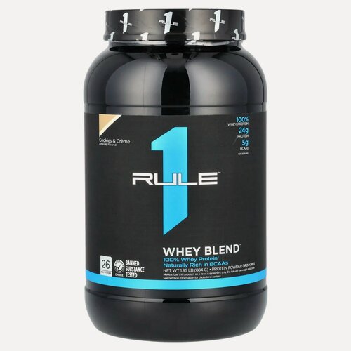 Изображение товара Rule One Proteins, Whey Blend, протеиновая смесь для приготовления напитка, печенье с кремом