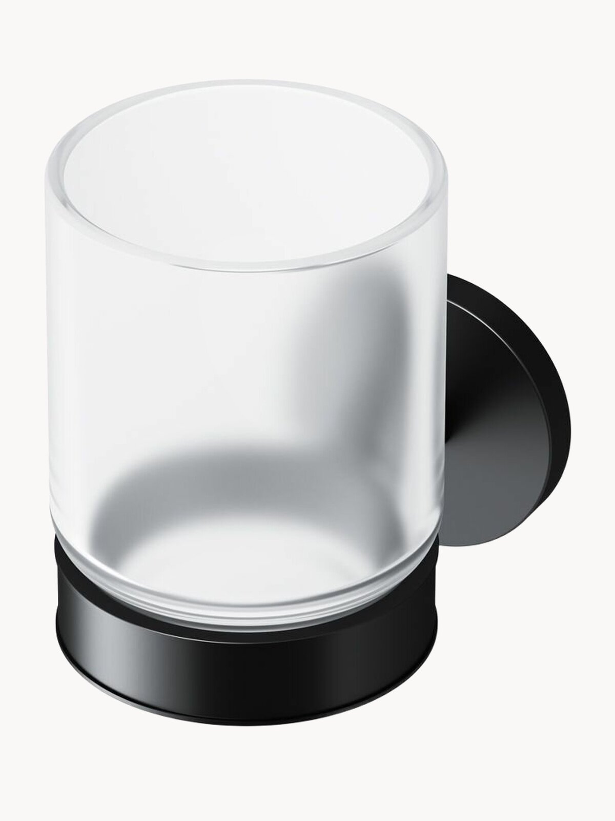 Стакан для зубных щеток AM.PM X-Joy стеклянный, с настенным держателем, черный