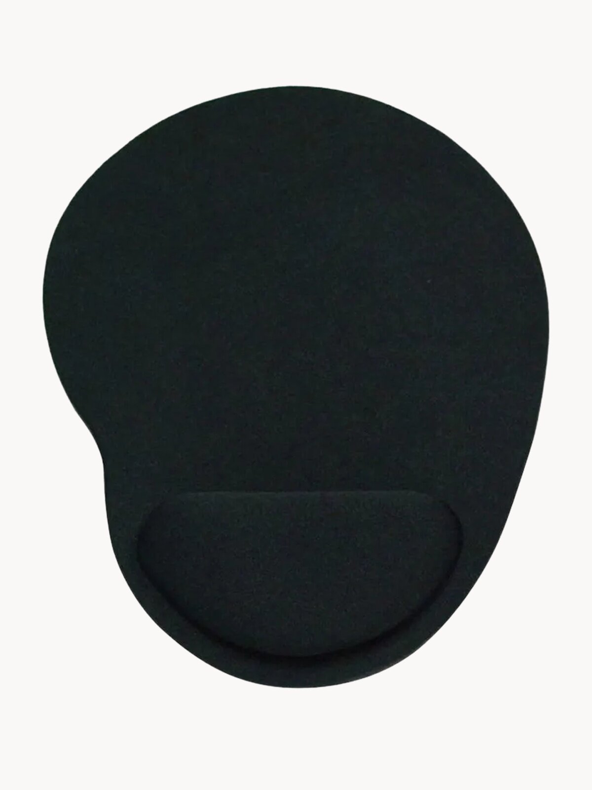 Коврик для мышки, с подушкой, черный, маленький, эргономичный, с поддержкой для запястье