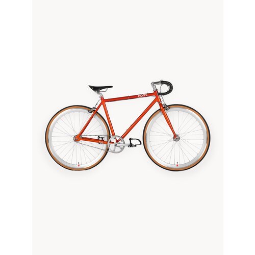 Велосипед фикс HORH RECORD 700С (2025) Orange алюминиевый c ригид, колесо 28