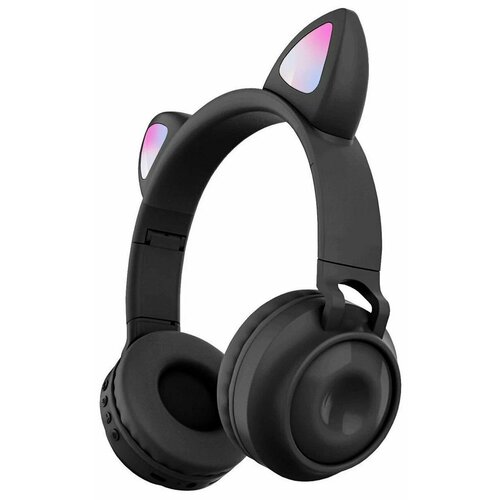 Беспроводные Bluetooth светящиеся наушники с ушками ZW-028 72400₽