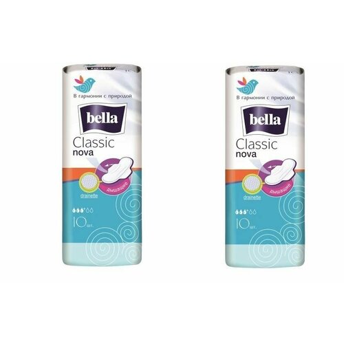 Гигиенические прокладки Bella (Белла) Classic Nova, 3+ капли, 10 шт х 2уп