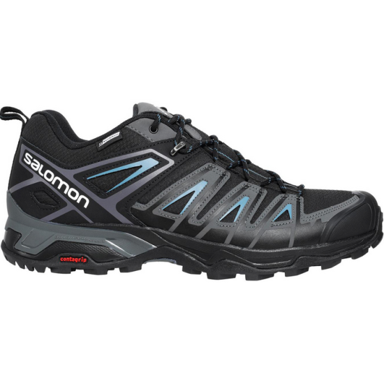фото Кроссовки Salomon L41671100 SHOES X Ultra Pioneer MID CSWP Black/Mgn мужские, цвет чёрный. размер US 10,5