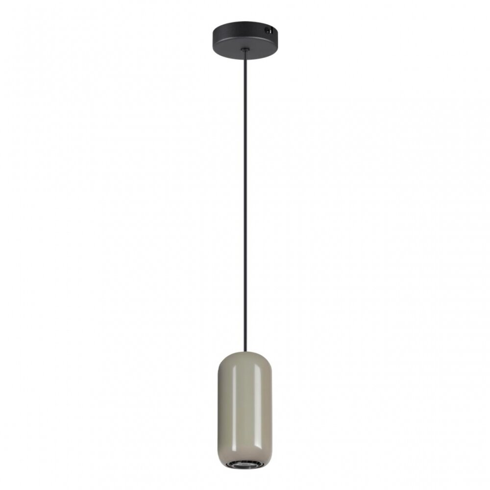 5053/1D PENDANT ODL24 311 черный/серый/металл Подвес GU10 LED 4W OVALI