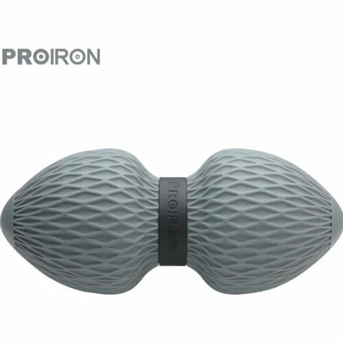 Ролик массажный Proiron для МФР массажа 15х6,5 см, серый, МР156503
