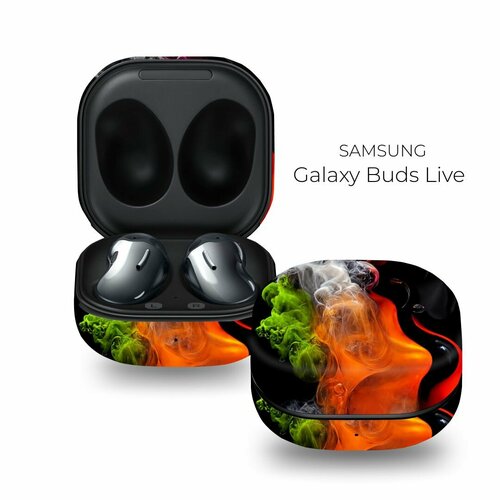 Чехол для наушников / Защитная гидрогелевая пленка для Samsung Galaxy Buds Live наушники samsung galaxy buds live черный sm r180nzkaser