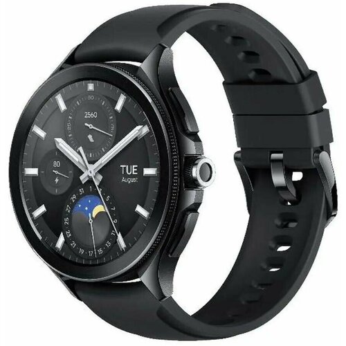 Умные часы Xiaomi Watch 2 Pro Black Case with Black Fluororubber Strap M2234W1BHR7211GL 3012000₽