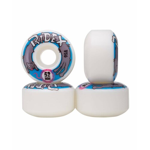 Комплект колес для скейтборда 52x32 мм 95A белый 999₽