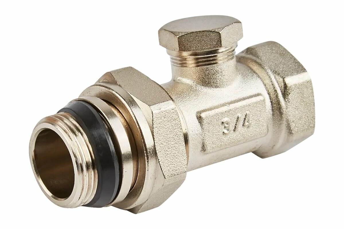 Радиаторный клапан Heizen запорный прямой 3/4 SVD 547-20